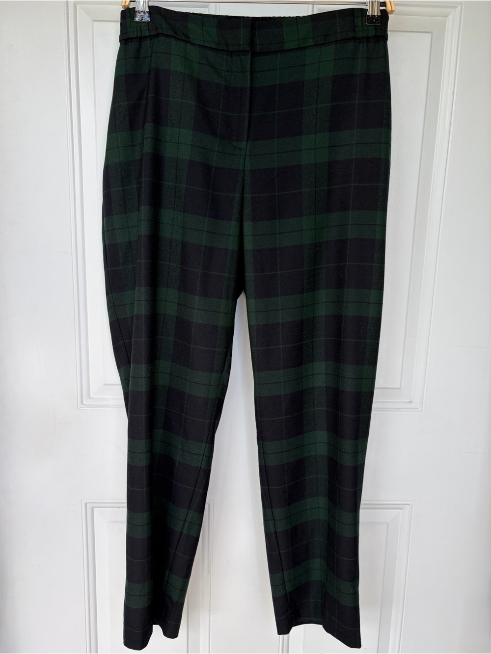•Talbots• Tartan Plaid Wool Blend Lined Career Trousers - Size 16P